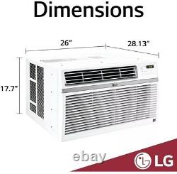 Lg Lw2516er 24 500 Btu 230v Conditionneur Air Muni De Fenêtres Avec Télécommande