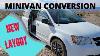 Minivan Conversion Nouvelle Disposition Obtenir Plus D'espace Intérieur Solo Femme Minivan Vivre