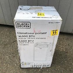 Noir + Decker Bpact14wt Climatiseur Portable 14000 Btu Autonome