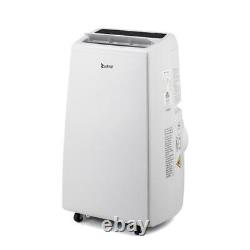 Nouveau climatiseur portable Zokop 12000 BTU (8250 BTU CEC) 3-en-1, unité de climatisation blanche.