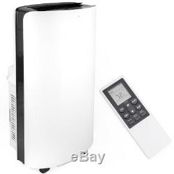 Portable 14000 Btu Climatiseur Dehumidifier Ac Ventilateur LCD + Fenêtre Kit- Blanc