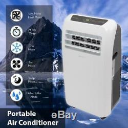 Serene-vie 10 000 Btu Climatiseur Portable Dehumidifier A / C + Ventilateur À Distance