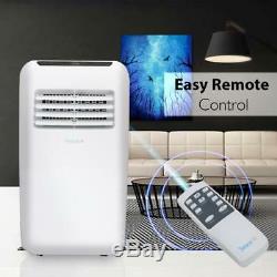 Serene-vie 8000 Btu Climatiseur Portable Dehumidifier A / C + Ventilateur À Distance