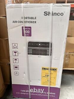 Shinco SPF1-12C Climatiseur Portable Blanc 12000 BTU