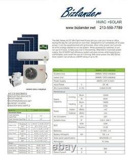 Solar DC Mini Split Air Conditioner Pompe À Chaleur Ymgi System 12000 Btu 48v