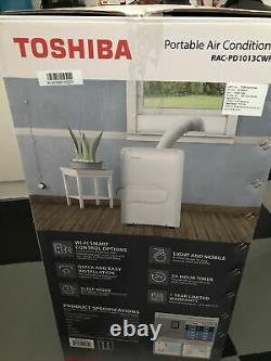 Toshiba 10 000 Btu (7 000 Btu Doe) Wi-fi 115 Volts Climatiseur Portable Avec Rc