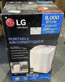 Ventilateur Portable De Déshumidificateur Lg 8 000 Btu Blanc 200 Sq Ft Lp0817wsr