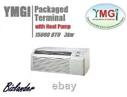 Ymgi 15000 Btu Conditionneur D’air Du Terminal Emballé 208-230v Avec Pompe À Chaleur 3kw