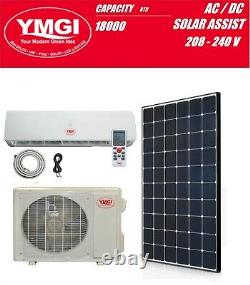 Ymgi 1.5 Ton 18000 Btu Hybrid Solar Aider Ductless Mini Split Air Conditioner