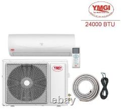 Ymgi 24000 Btu 2 Ton Ductless Mini Split Air Conditioner Pompe À Chaleur Mop