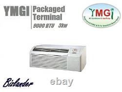 Ymgi 9000 Btu Conditionneur D’air Du Terminal Emballé 208-230v Avec Chauffe-eau 3kw