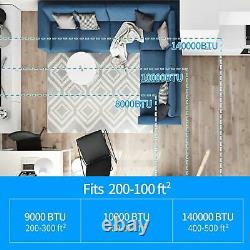 Zokop Home 8000btu(5500 Btu Doe) Air Conditionné Portatif Déshumidificateur Ventilateur Blanc