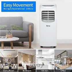 Zokop Home 9000btu (5700btu Cec) Climatiseur Portatif Déshumidificateur Ventilateur Blanc